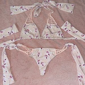 Acacia island orchid crochet set 🌺